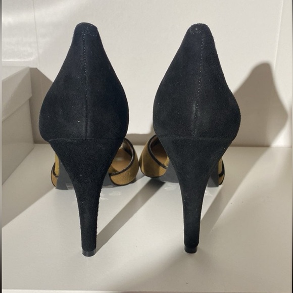 Jessica Simpson Seville D’Orsay Suede Pumps In Bronze - Picture 7 of 14